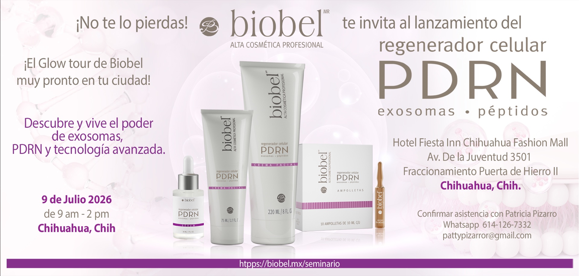Lanzamiento PDRN — Chihuahua 9 de julio
