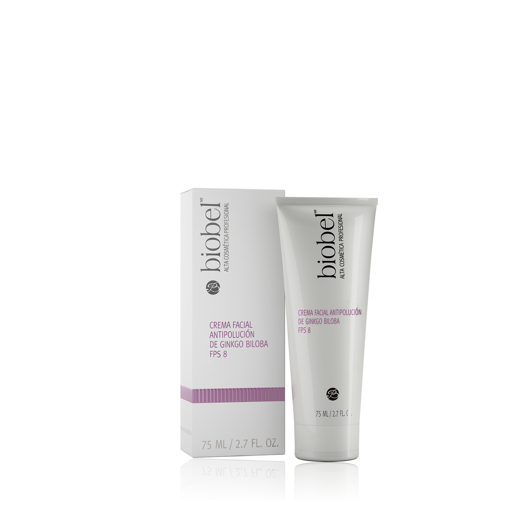Crema Facial Antipolución de Ginkgo Biloba FPS 8