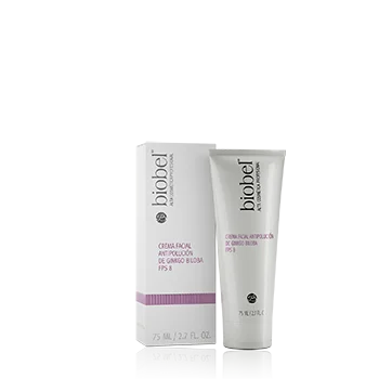 Crema Facial Antipolución de Ginkgo Biloba FPS 8